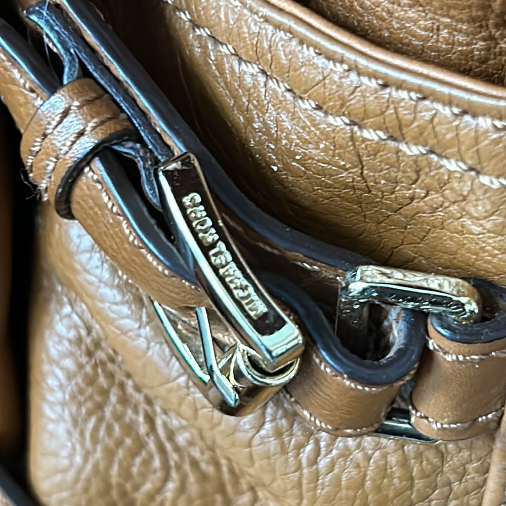 MICHAEL KORS- brown  Leather GANSEVOORT hand/shoulder Bag- SFH- see pics - Picture 5 of 12